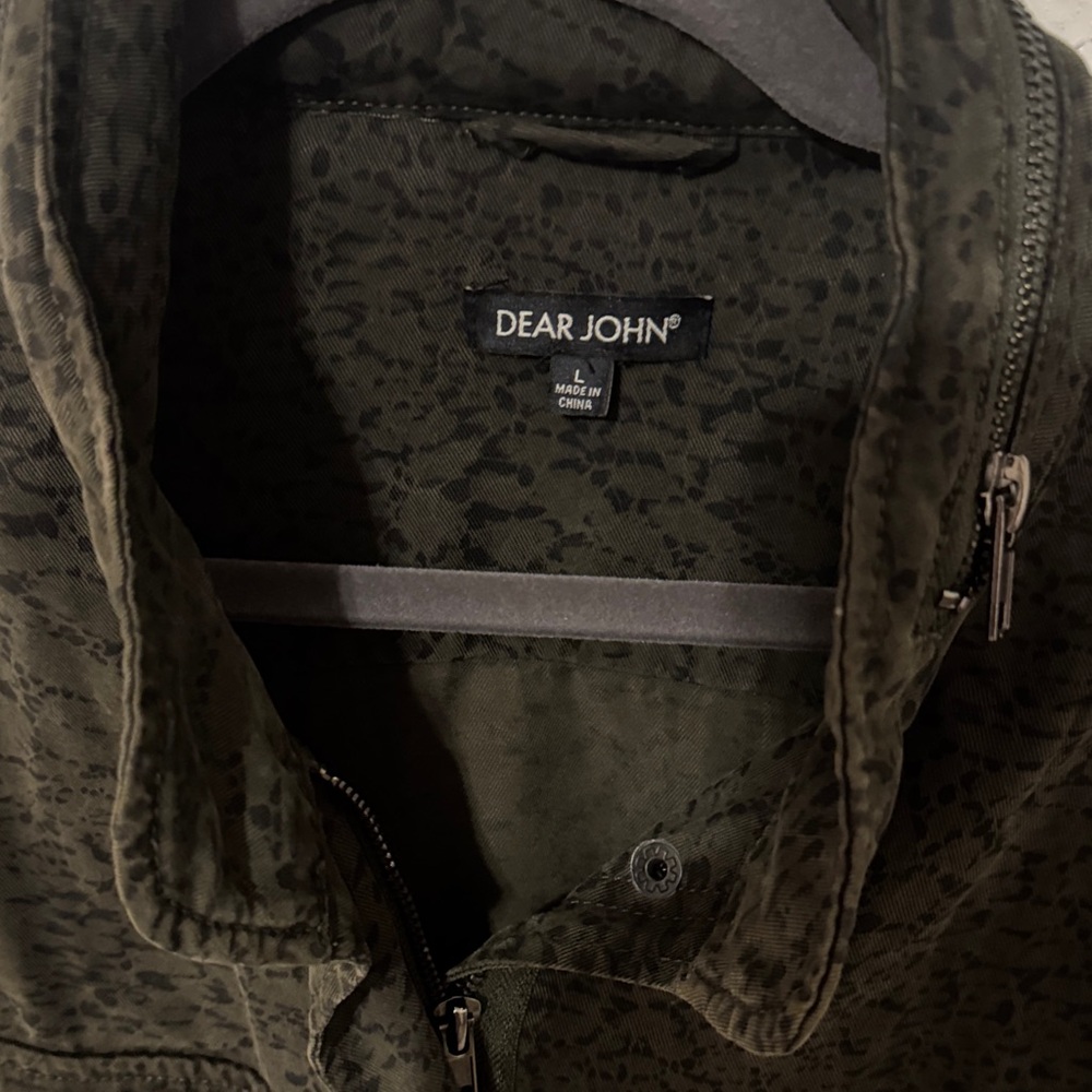 Dear John Dark Olive Utility Jacket